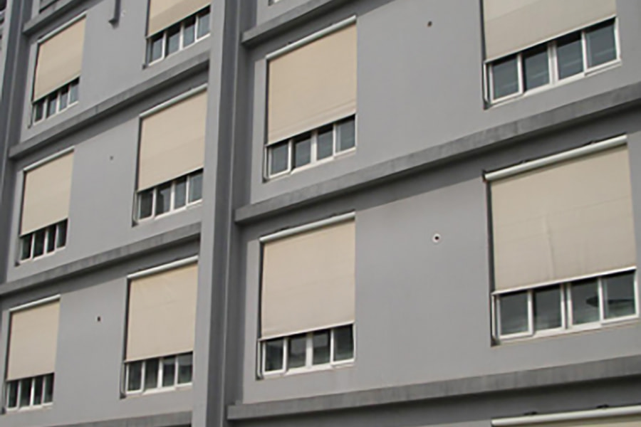 UV-resistant fabraice imbhalla blackout PVC solúbtha fireproof - le haghaidh baile, oifig, áit phoiblí